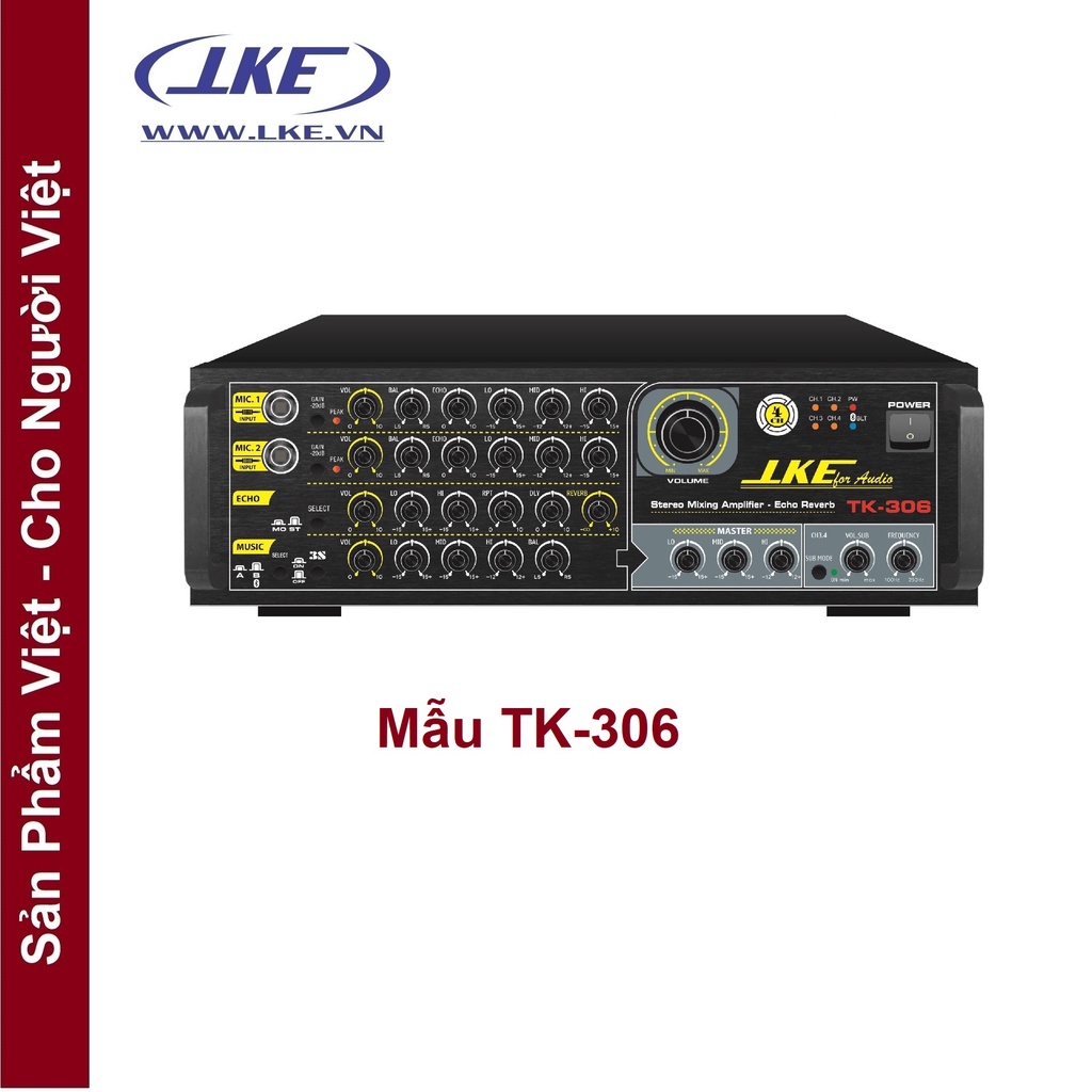 Mặt nhôm ampli TK-306 kèm quai nhôm