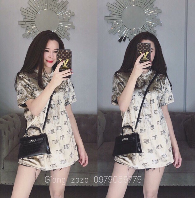 Áo nhung giấu quần freesize - Kèm bảng màu các hình