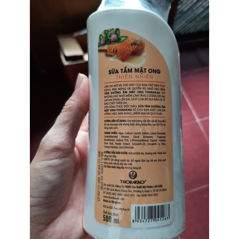 Sữa Tắm Thorakao 500ml (3 Mùi)