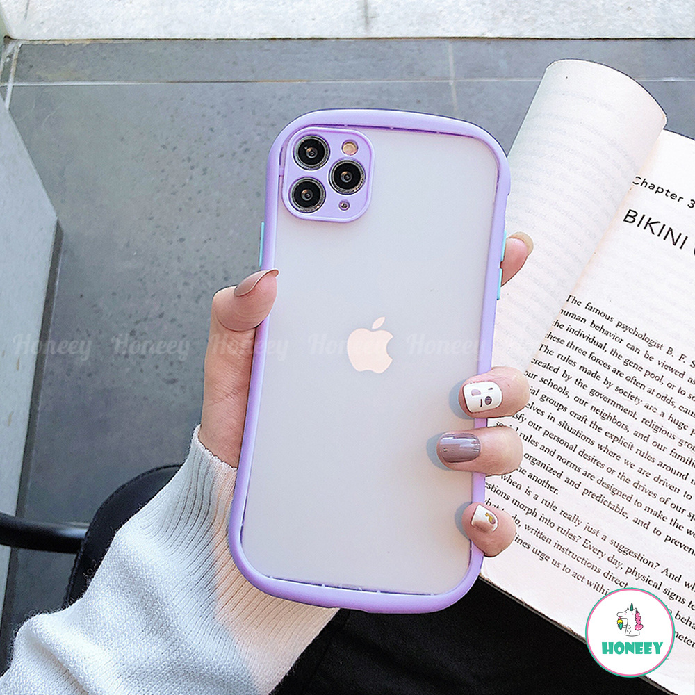 Candy Color Small Wrist Camera Lens Protector Matte Soft TPU Case for IPhone 11 Pro Max X Xs Max XR 8 7 Plus SE | BigBuy360 - bigbuy360.vn