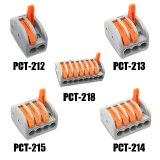 Đầu nối dây điện nhanh chóng mini pct-222 212 213 214 215