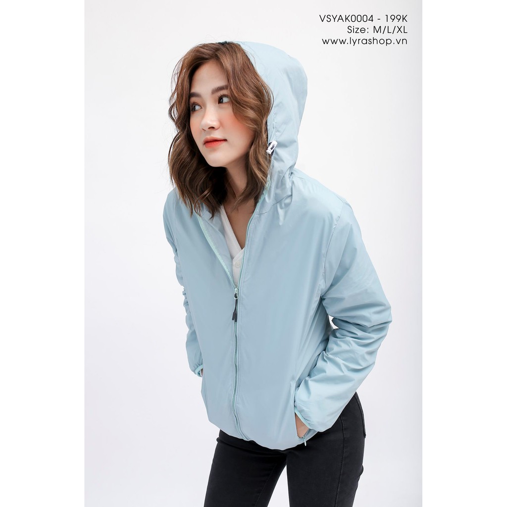 Áo Gió Nữ 2 Lớp, Lót Lưới, Mũ Tháo Rời, Chống Nước Chống Gió Cực Tốt Cho Mùa Thu Đông G-N | BigBuy360 - bigbuy360.vn