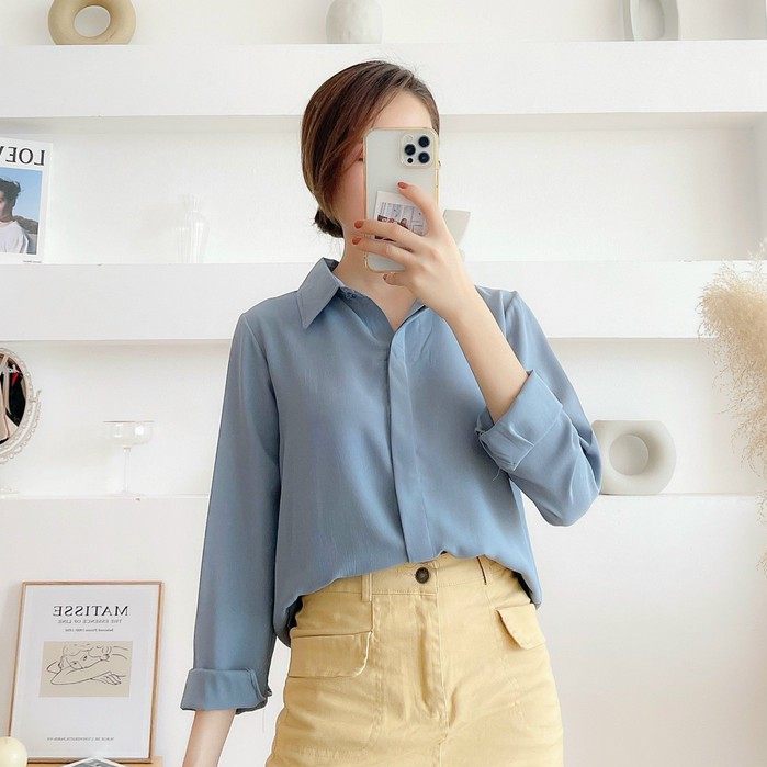 Áo sơ Mi nữ ☘️   sơ mi công sở thiết kế | BigBuy360 - bigbuy360.vn