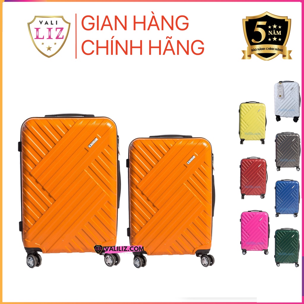Vali Du Lịch Vali kéo nhựa 24 inch Cao Cấp Giá Rẻ Bền Đẹp Chống Va Đập Trầy Xước. Bảo Hành 5 Năm MS:833