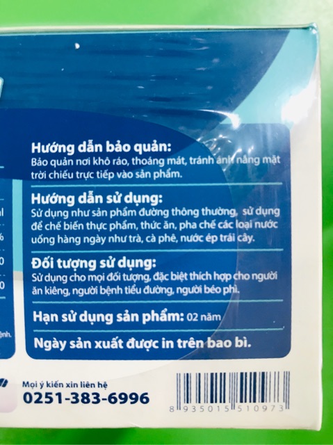 Đường ăn kiêng Isomalt Biên Hoà 250g (50gói)