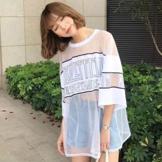 Áo lưới form rộng
