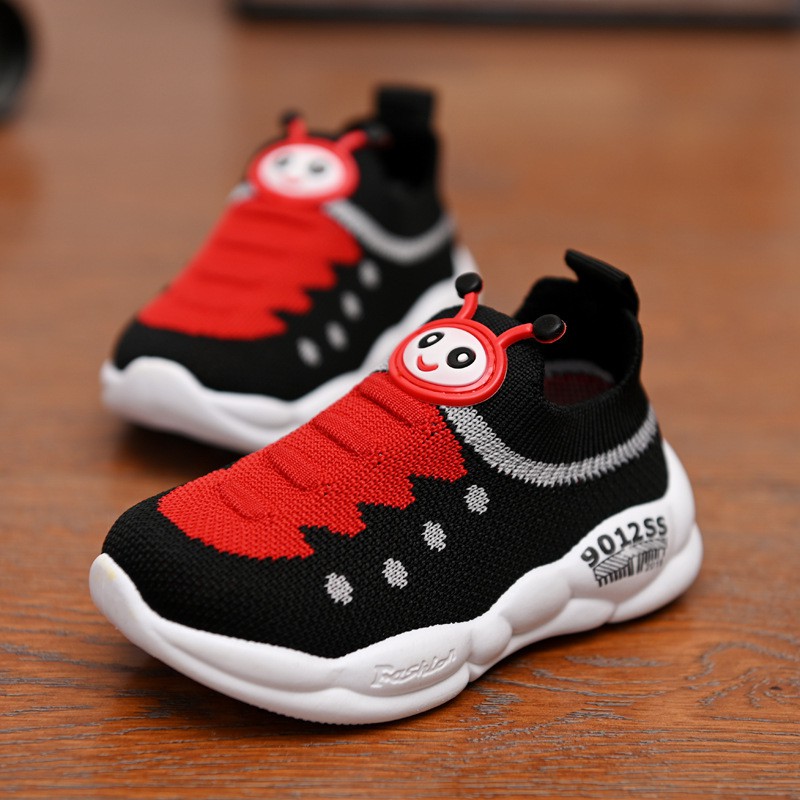 Sport shoes for boys Girls' shoes Breathable mesh Fly Caterpillar