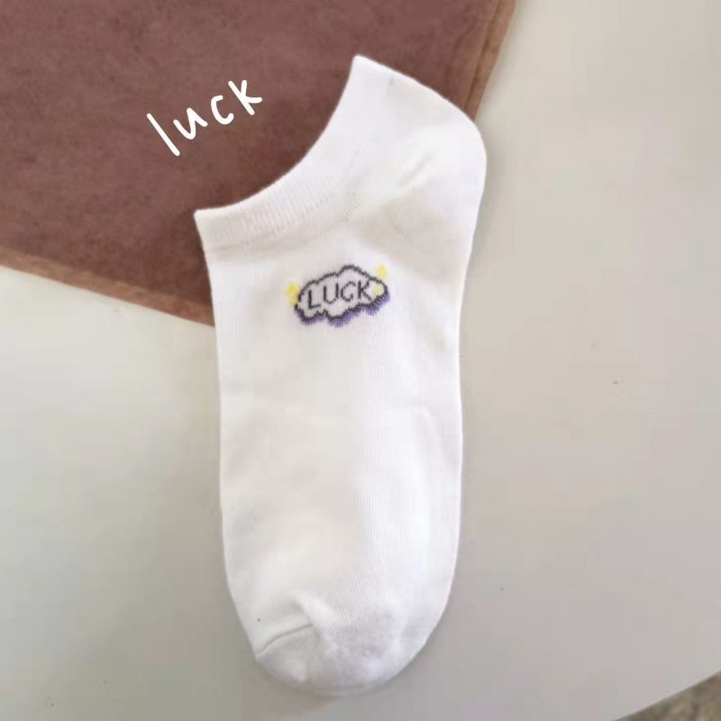 Vớ Thuyền Mỏng Mùa Hè Miệng Nông In Họa Tiết Thỏ Đám Mây Phong Cách Nhật Bản Dễ Thương Cho Nữ