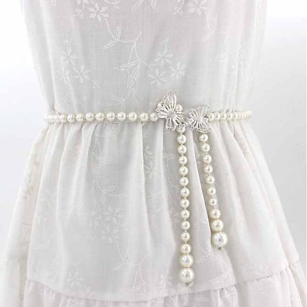 Thắt lưng chuỗi ngọc dễ thương đôi bướm TTL52