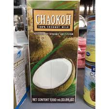 Nước cốt dừa Thái lan Chaokoh 1lit - đậm đặc loạ