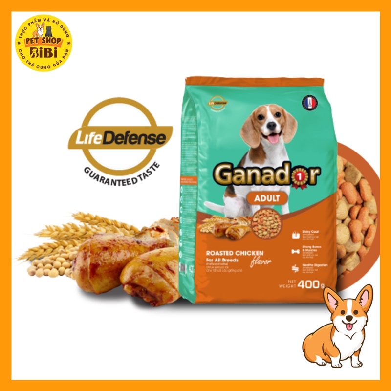 Hạt Khô GANADOR 400g Cho Chó Trưởng Thành/Chó Con