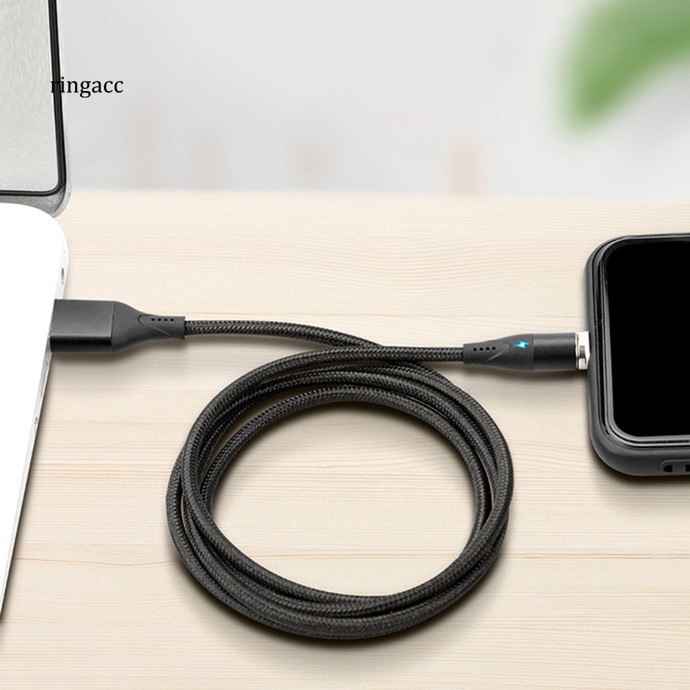 Dây cáp / Phích cắm sạc từ tính cổng Micro USB Type-C dài 1/2m dành cho điện thoại Ip