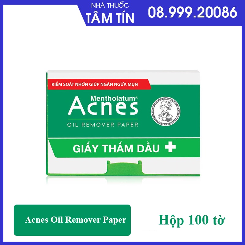 Giấy thấm dầu Acnes Oil Remover Paper (100 tờ)