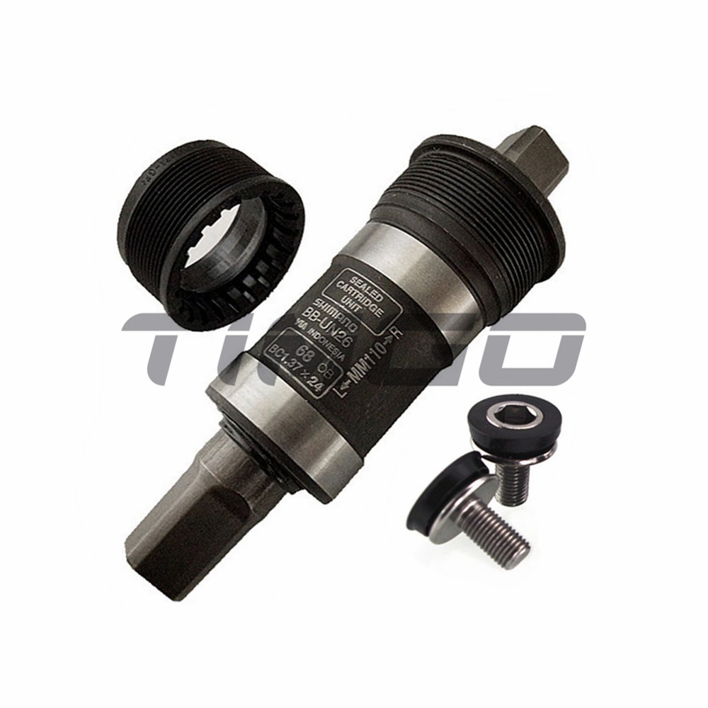 Trục Giữa Xe Đạp Shimano BB-UN26 BB-UN101/UN40 68x110/113/117.5/123mm Chuyên Dụng