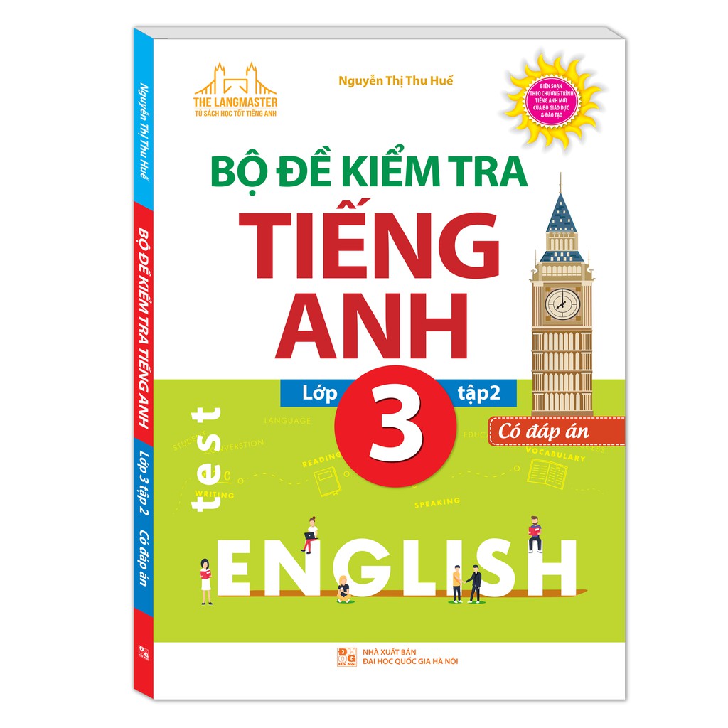 Sách - Combo Bộ đề kiểm tra tiếng Anh lớp 3 (trọn bộ 2 tập)