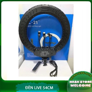 ĐÈN LED RING 54CM KHÔNG CHÂN LIVESTREAM LIVE MAKEUP SIZE LỚN NHẤT