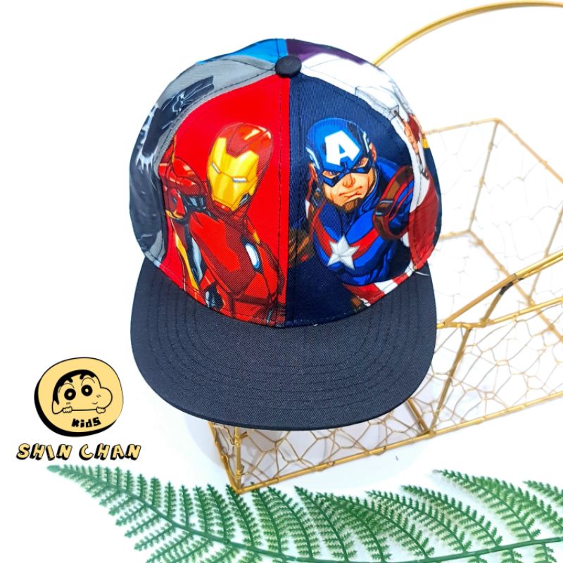 Mũ lưỡi trai bé trai Hiphop H.&.M xuất xịn - Nón Snapback trẻ em cho bé trai - 5 siêu nhân