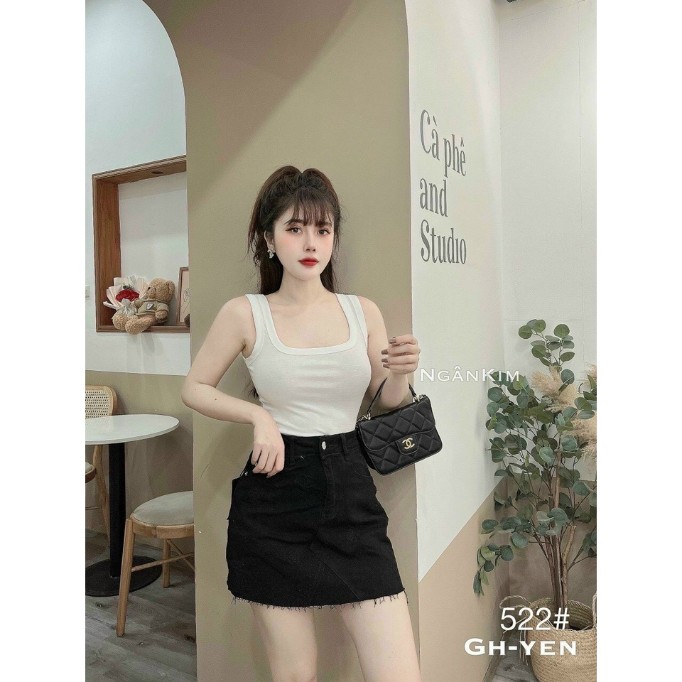 Áo ba lỗ croptop siêu xinh