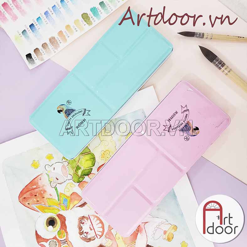 [ARTDOOR] Bộ màu nước 24/36 PRETTY EXCELLENT hộp thiếc