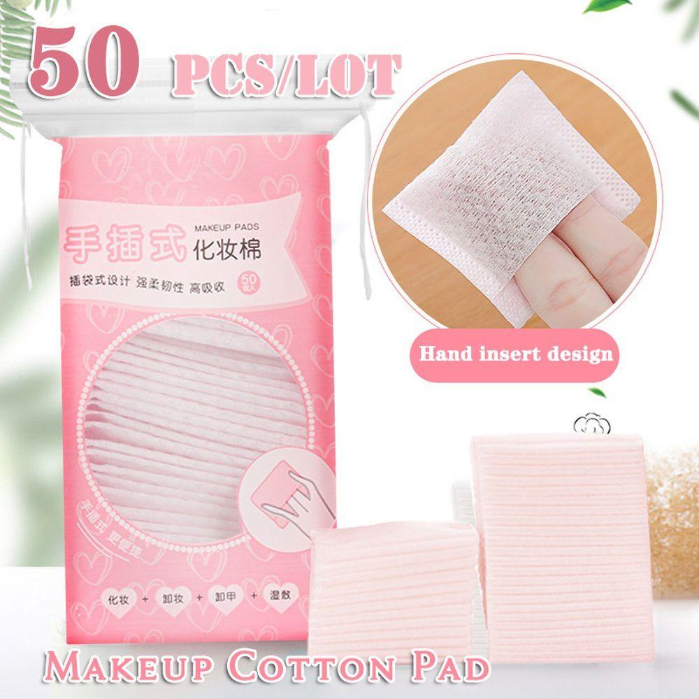 Túi 50 Miếng Bông Tẩy Trang 100% Cotton Dùng Một Lần