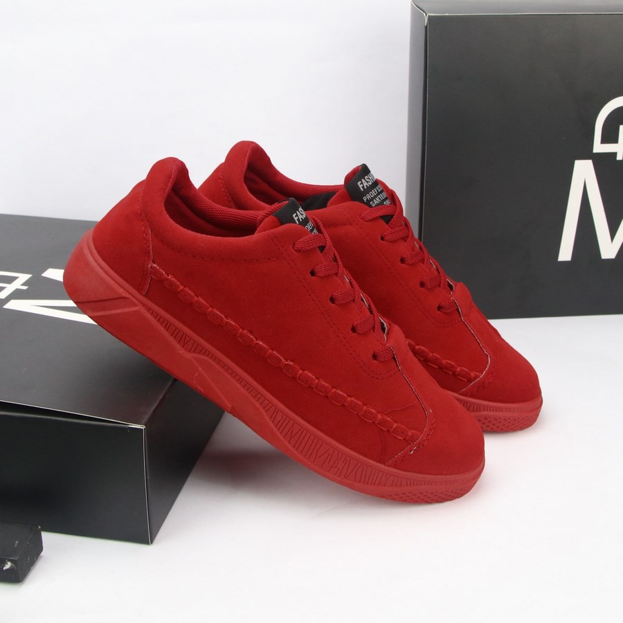 Giày sneaker nam full xám kiểu da lộn TS390 Tronshop | BigBuy360 - bigbuy360.vn