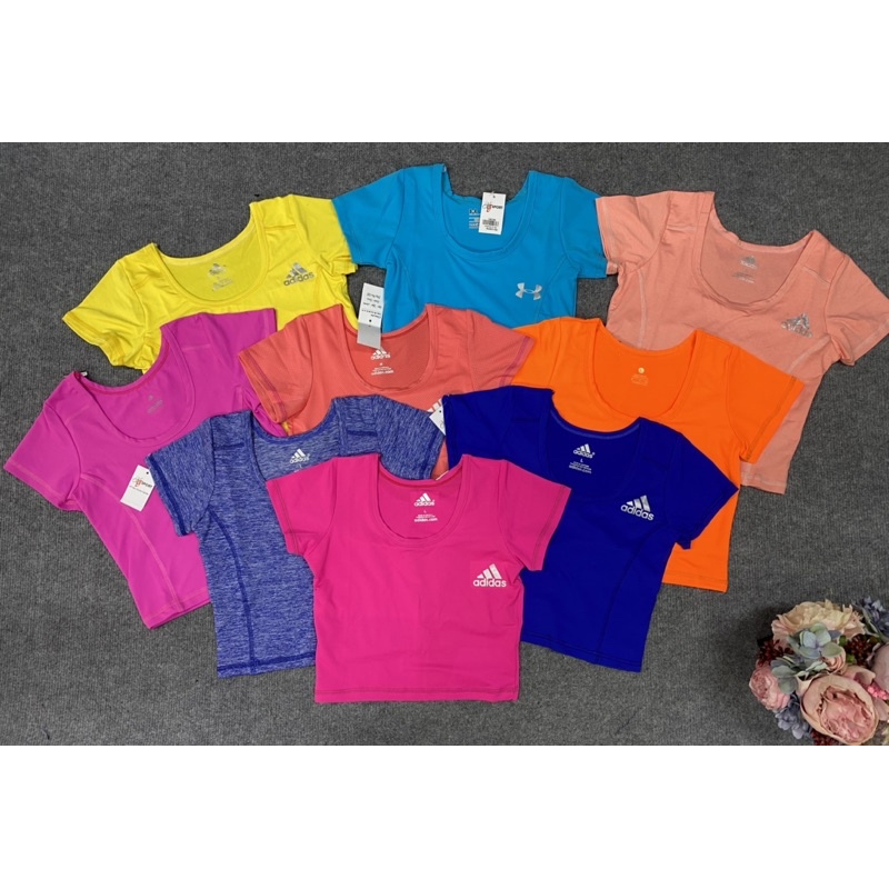 Croptop tập Gym, Đồ tập Yoga, Zumba Thể Thao nữ ôm body thun 4 chiều CR603