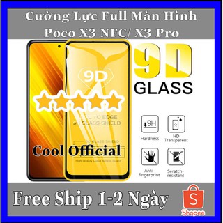 Kính Cường Lực Xiaomi Poco X3 NFC/ X3 Pro/X4 Pro/Poco F3/X3 GT Full Màn Hình Cao Cấp Va Đập Chống Xước Tốt
