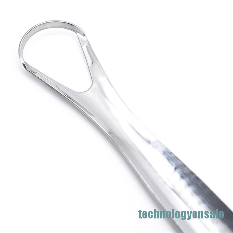 Bộ 2 Dụng Cụ Cạo Lưỡi Bằng Thép Không Gỉ Chất Lượng Cao