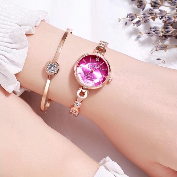 Nary / Nanary Đồng Hồ Đeo Tay Chính Hãng Tik Tok Influencer Chống Thấm Nước Có Khóa Cài Trang Sức Cho Nữ Sinh