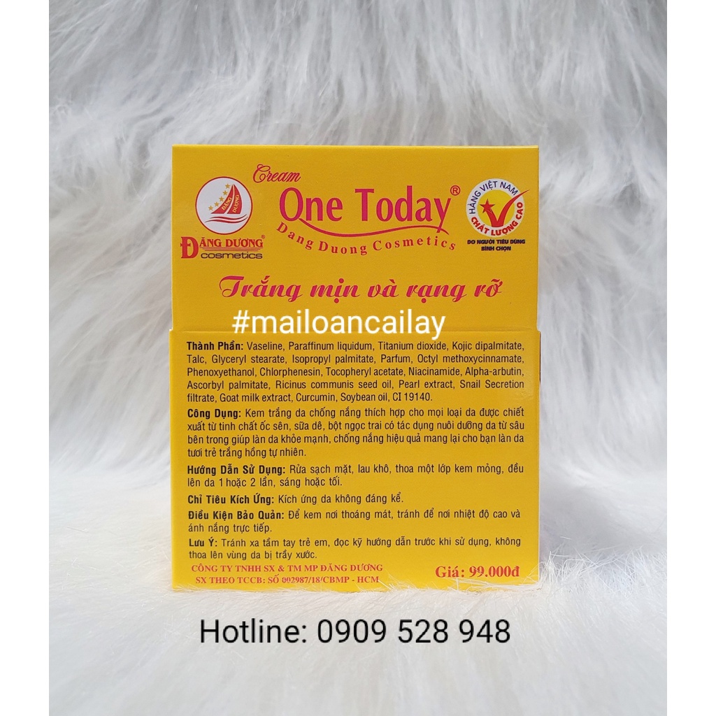 Onetoday: Kem trắng da, chống nắng SPF50 9g