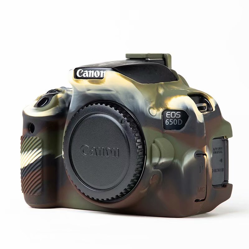 Vỏ Bọc Cao Su Silicon Mềm Cho Máy Ảnh Canon EOS 600D 650D 700D