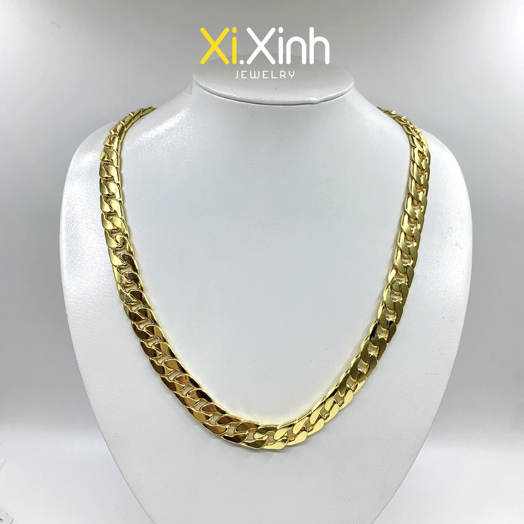 dây chuyền xích to xi mạ vàng 24k - D15