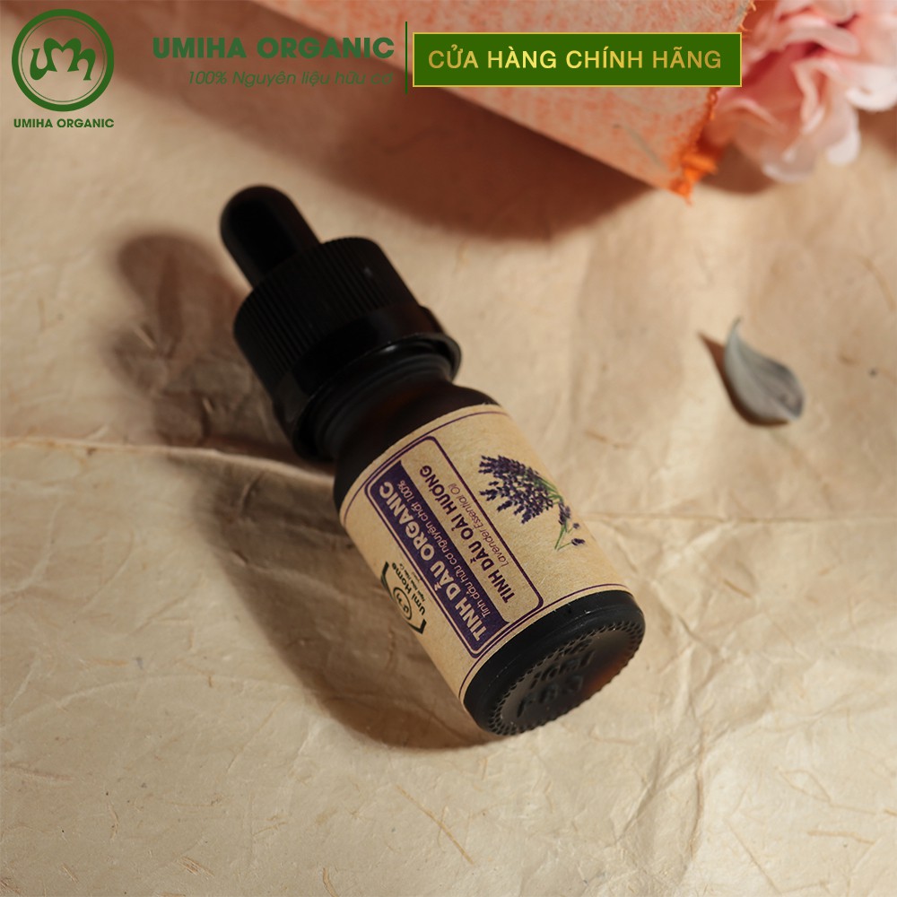 Tinh dầu Oải Hương Lavender hữu cơ UMIHA nguyên chất | Lavender Essential Oil 100% Organic 10ml