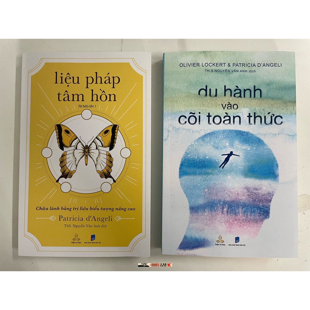 Sách - [combo 2 cuốn Patricia D'angeli] Liệu pháp tâm hồn– Du hành vào cõi toàn thức – Thiện Tri Thức