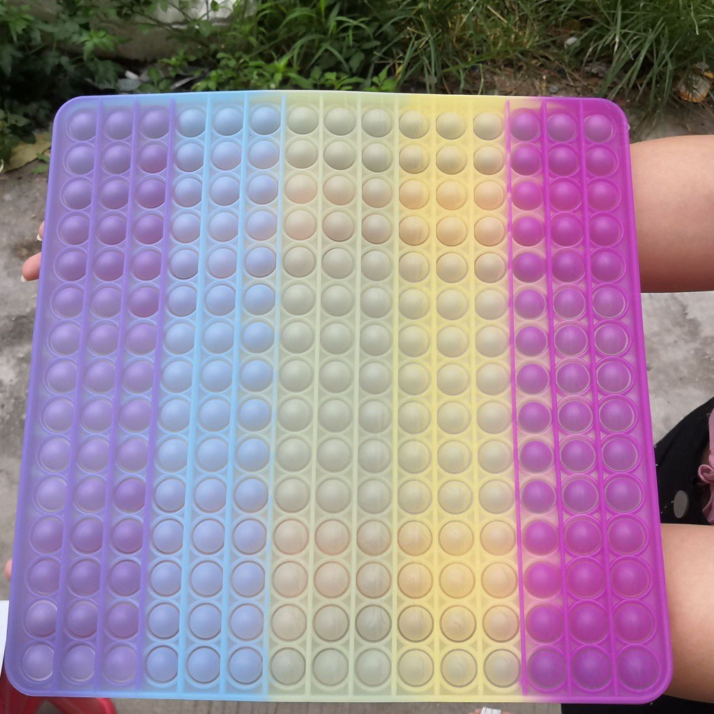 Đồ Chơi Giảm Căng Thẳng 5 Màu Gradient Bằng Silicon 30cm