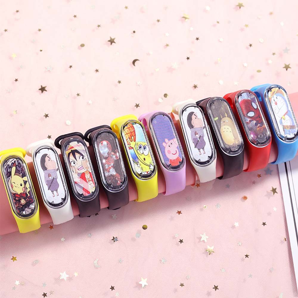Đồng hồ thông minh BERNARDO có đèn LED và dây đeo silicon chống thấm nước dành cho trẻ em