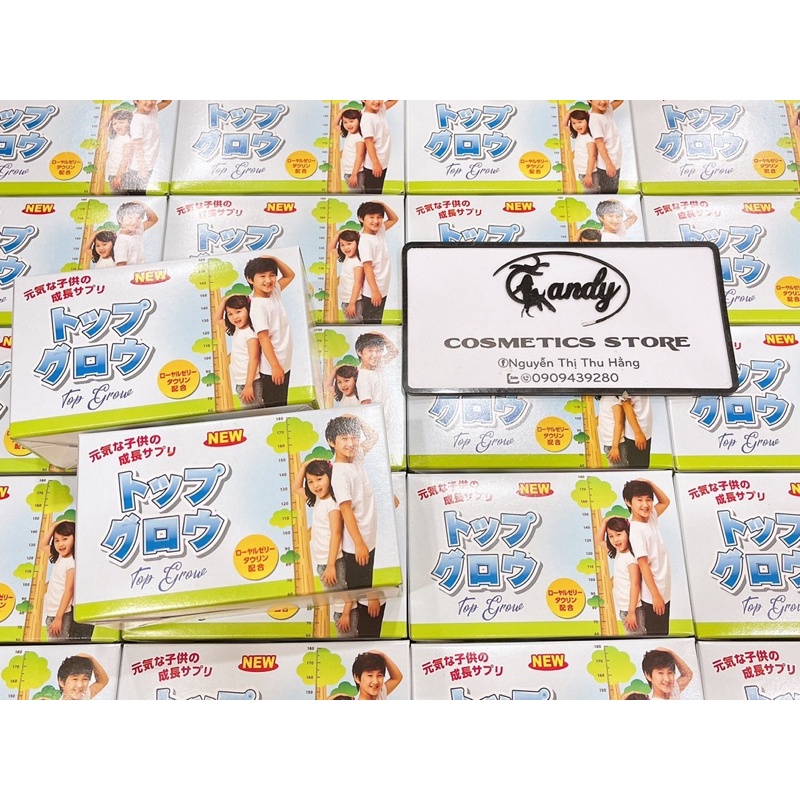 TOP GROW Vitamin Tăng Chiều Cao Cho Bé Nhật Bản - Hộp 10 chai