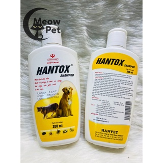 Sữa tắm Hantox - Đặc trị ve rận chó mèo