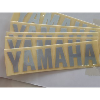 Tem chữ Yamaha bạc (1 chữ)