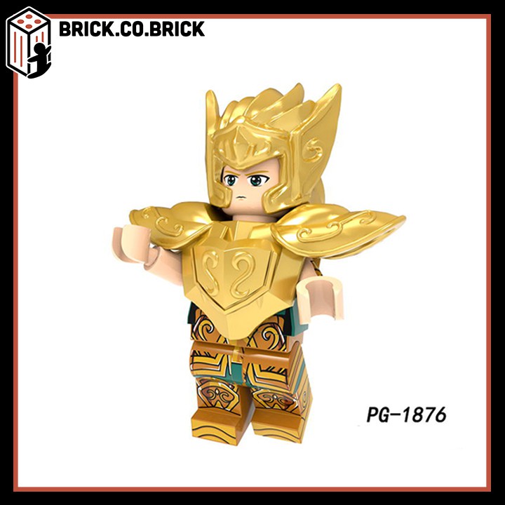 Gold Saint Seya Giáp Vàng Đặc Biệt Đồ Chơi Lắp Ráp Non LEGO Mô Hình Minifigure 12 Cung Hoàng Đạo PG8213
