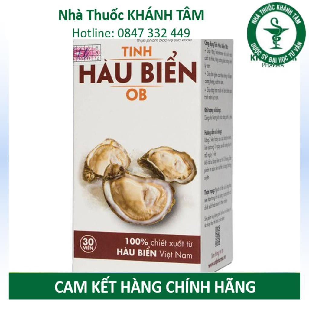 Tinh Hàu Biển OB Hộp 30 viên - Hàu OB _Khánh Tâm ! !