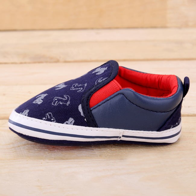 GIÀY SLIPON TẬP ĐI XANH ĐEN - ĐẾ NHỰA | BigBuy360 - bigbuy360.vn