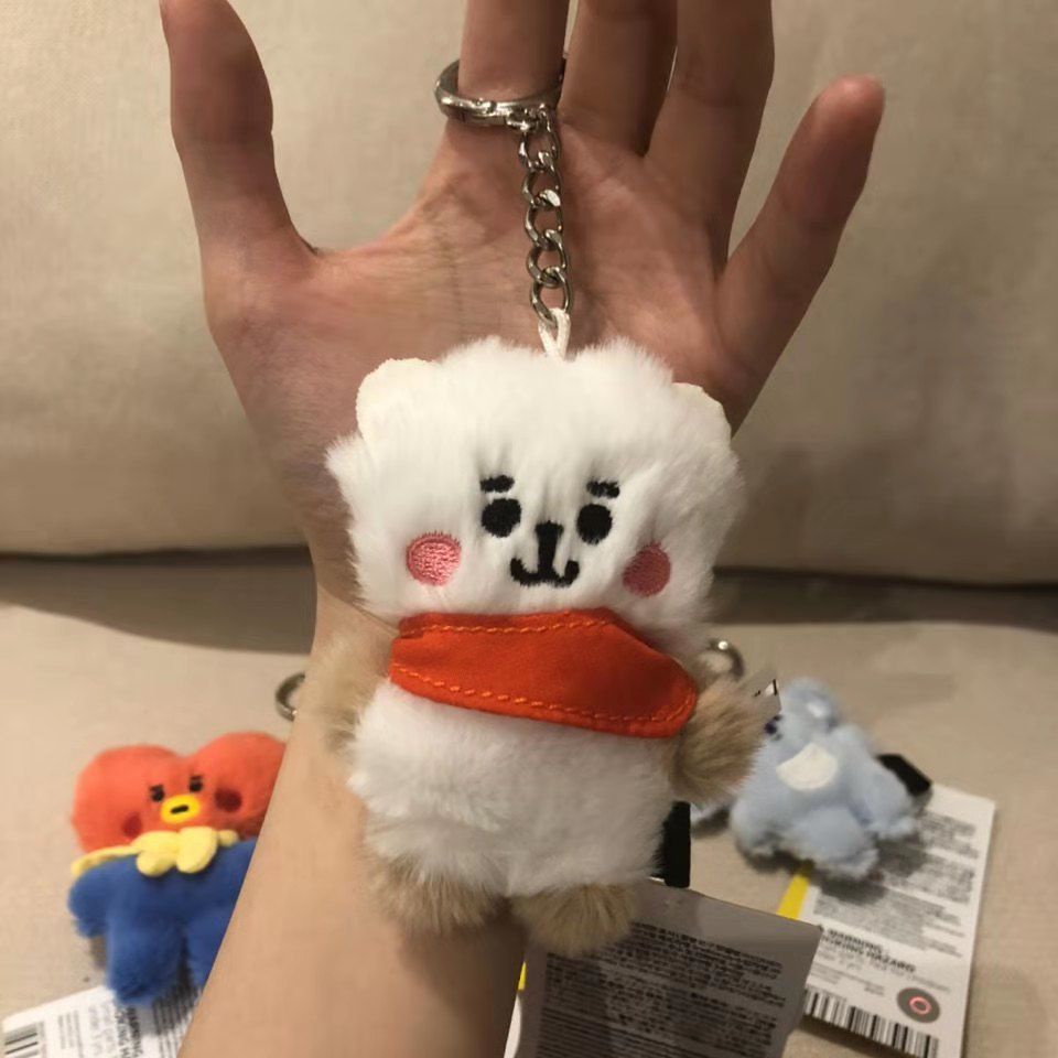 Hoạt Hình Móc Khóa Hình Nhân Vật bt21 Nhồi Bông Đáng Yêu