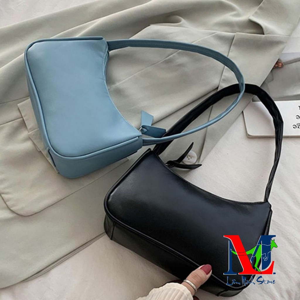 [Mã FAMAYWA2 giảm 10k đơn từ 50k] Túi đeo vai nữ ♥️FREESHIP♥️,Túi kẹp nách da mềm trơn hottrend SPB156