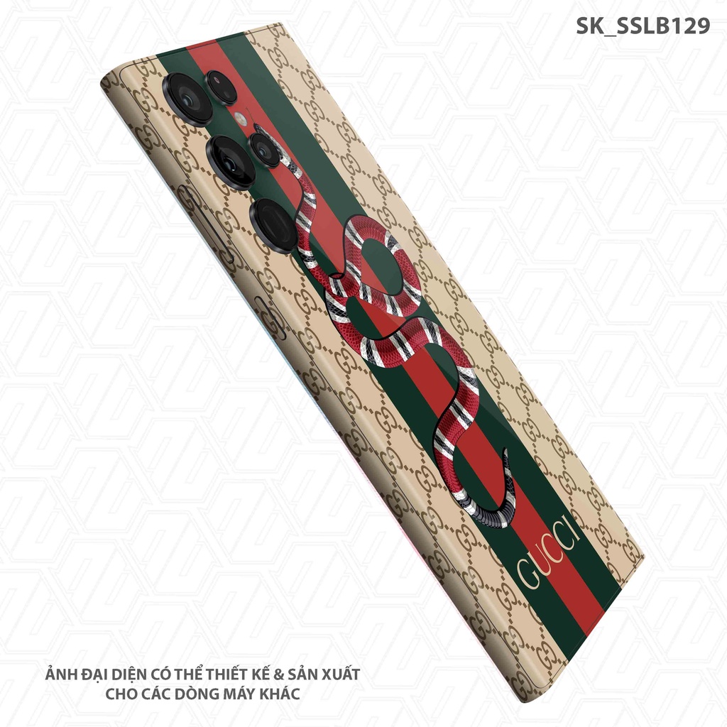 Miếng Dán Skin Hình Gucci Độc Lạ Samsung Note 20 Ultra |SK_SSLB129| Chất Liệu 3M Cao Cấp, Chống Nước, Dễ Dán Tại Nhà