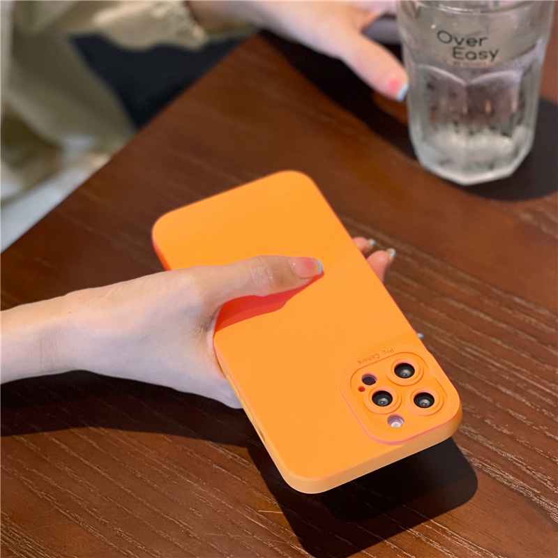 Ốp lưng iphone pro cạnh vuông bảo vệ camera 7plus x xsmax 11 11promax 12 12pro 12promax 13 13pro 13promax DT13