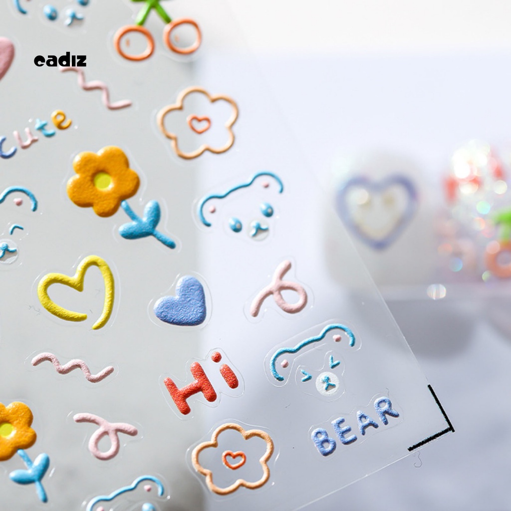 Miếng Dán Trang Trí Móng Tay Nghệ Thuật Siêu Mỏng