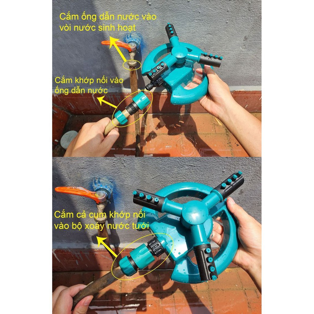 [HOT ] Vòi tưới cây xoay 360 độ | Vời phun nước tưới cây lốc xoáy hiệu quả.atruong