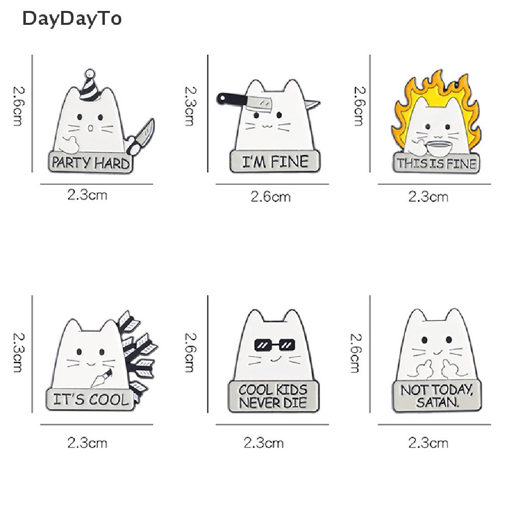 Huy Hiệu Cài Áo Hình Mèo Chuột Hoạt Hình Và Bàn Phím Dầu Thả Cổ Điển