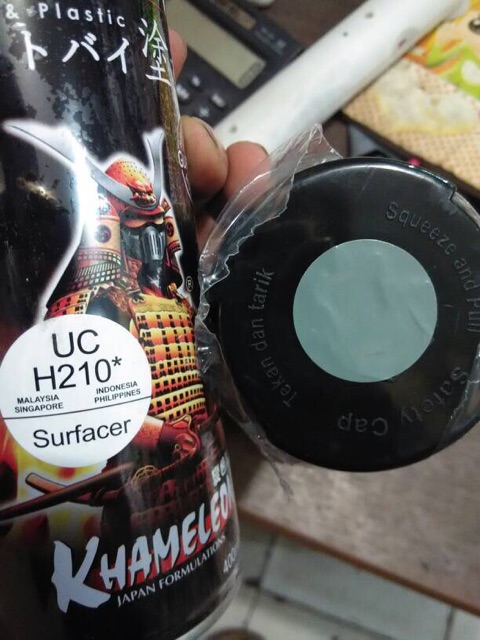 UCH210 _ Chai sơn lót sơn xe máy Samurai UCH210 1 thành phần  _Surfacer _ Shop uy tín, giao hàng nhanh, giá rẻ